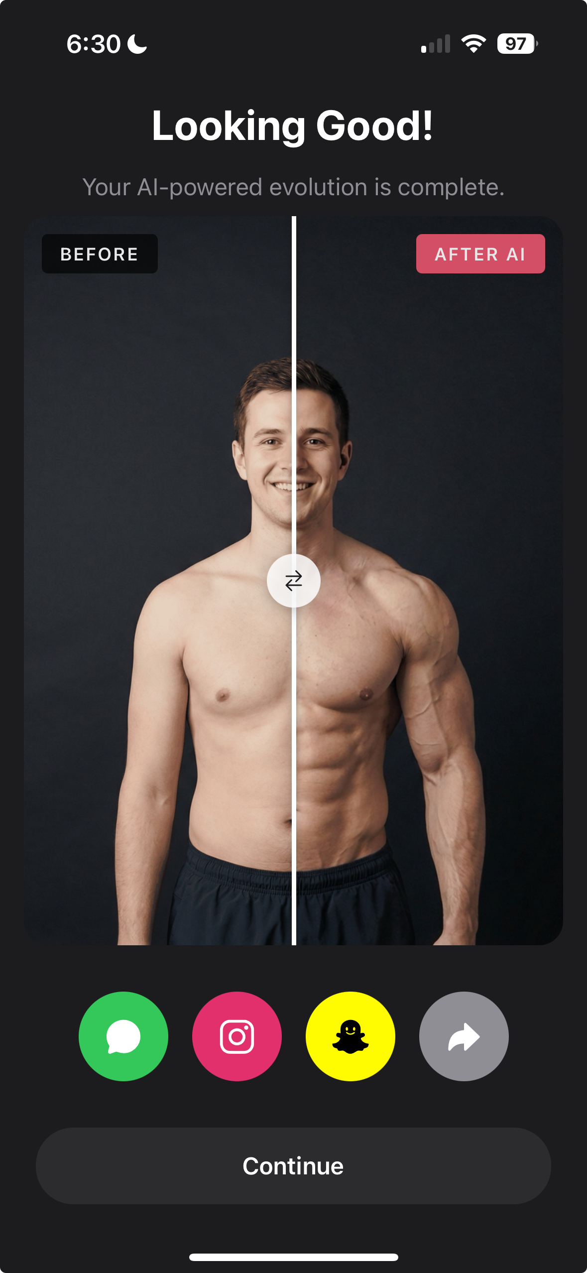 MogMaxx transformation preview